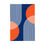 Thumbnail: Modern Geometric 25 Matte Poster - New York Mets - Away