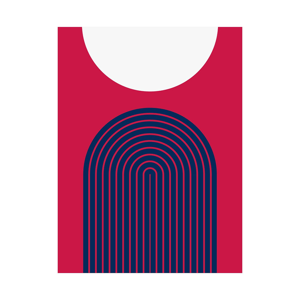 Thumbnail: Geometric 09 Matte Poster - Minnesota Twins - Alt