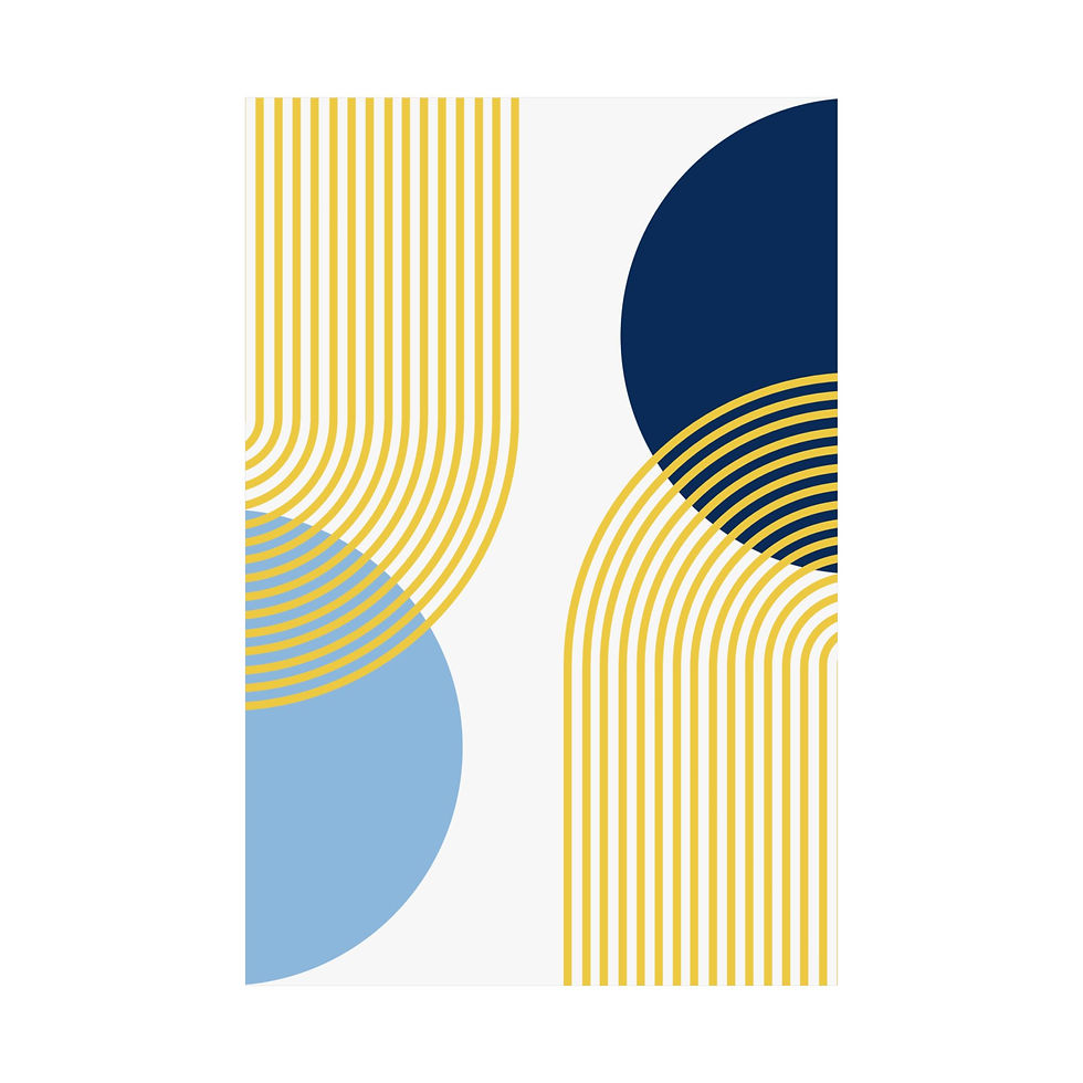 Thumbnail: Geometric 25 Matte Poster - Tampa Bay Rays - Home