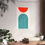 Thumbnail: Modern Geometric 09 Matte Poster - Miami Dolphins - Home