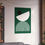 Thumbnail: Modern Geometric 26 Matte Poster - New York Jets - Away