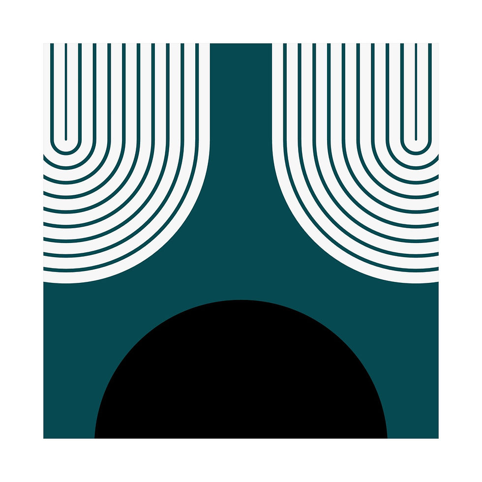 Thumbnail: Modern Geometric - 11 - Matte Poster - Philadelphia Eagles - Away
