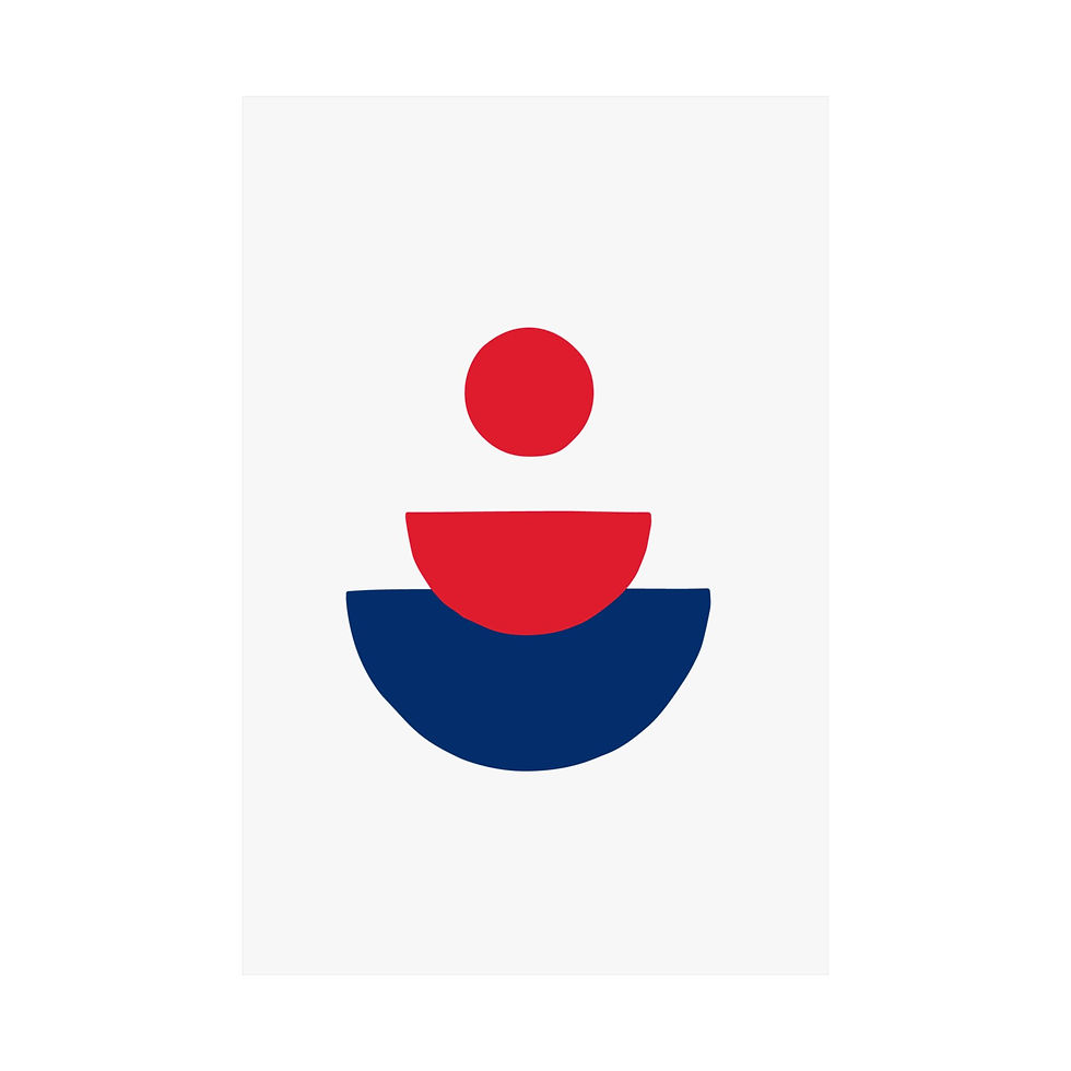 Thumbnail: Modern Geometric 28 Matte Poster - Philadelphia Phillies - Home