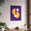 Thumbnail: Modern Geometric 29 Matte Poster - Minnesota Vikings - Away