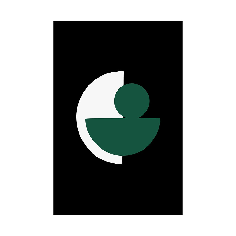 Thumbnail: Modern Geometric 31 Matte Poster - New York Jets - Alt