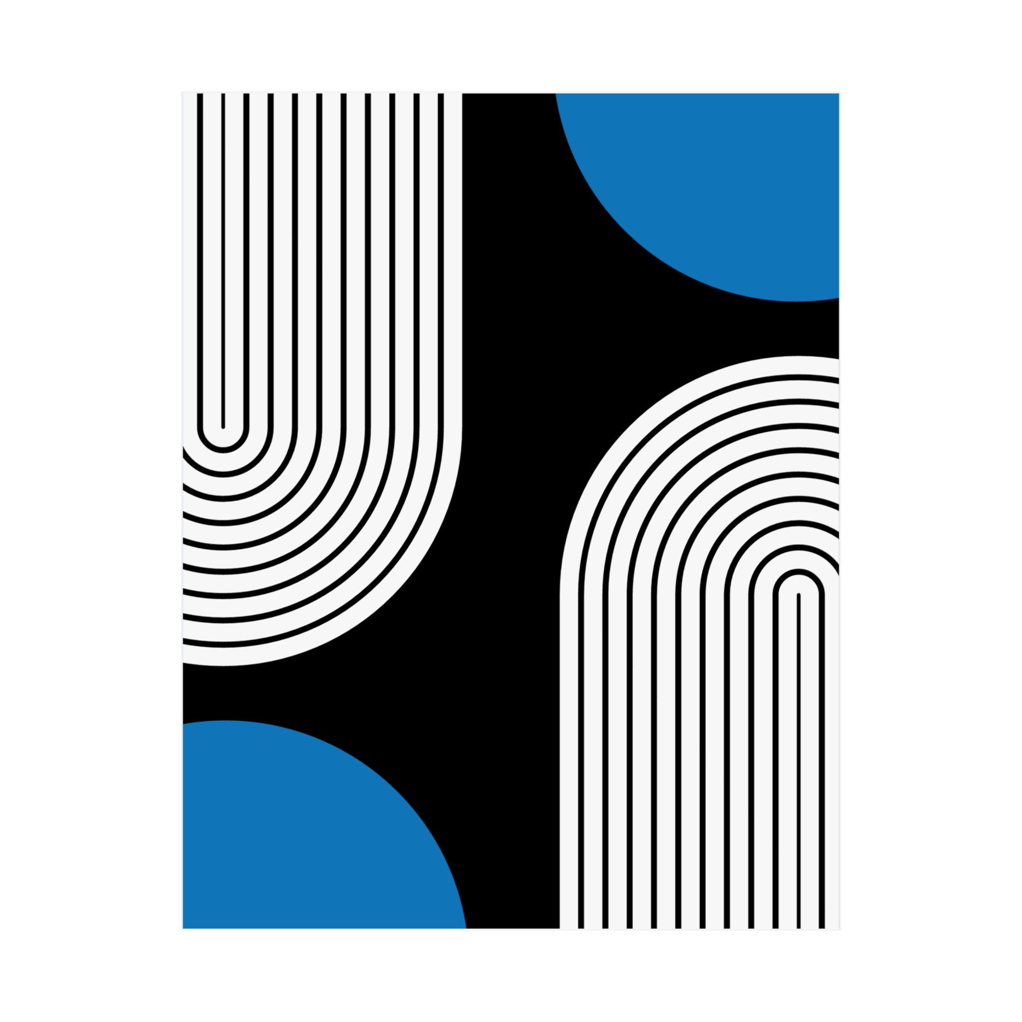 Modern Geometric 10 Matte Poster - Orlando Magic - Alt