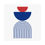 Thumbnail: Modern Geometric 24 Matte Poster - Chicago Cubs - Home