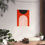 Thumbnail: Modern Geometric 09 Matte Poster - Baltimore Orioles - Alt