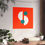 Thumbnail: Modern Geometric 29 Matte Poster - Miami Dolphins - Alt