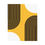 Thumbnail: Modern Geometric 10 Matte Poster - San Diego Padres - Alt