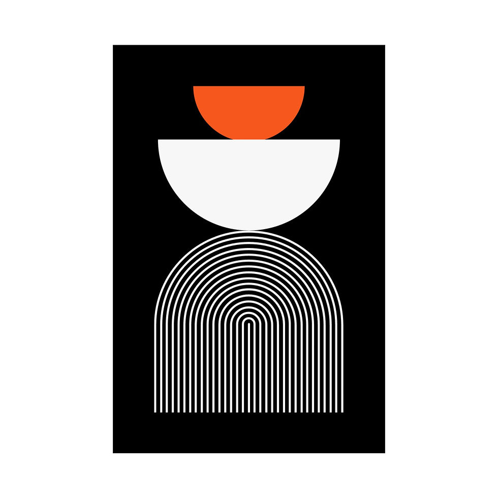 Thumbnail: Modern Geometric 24 Matte Poster - San Francisco Giants - Away