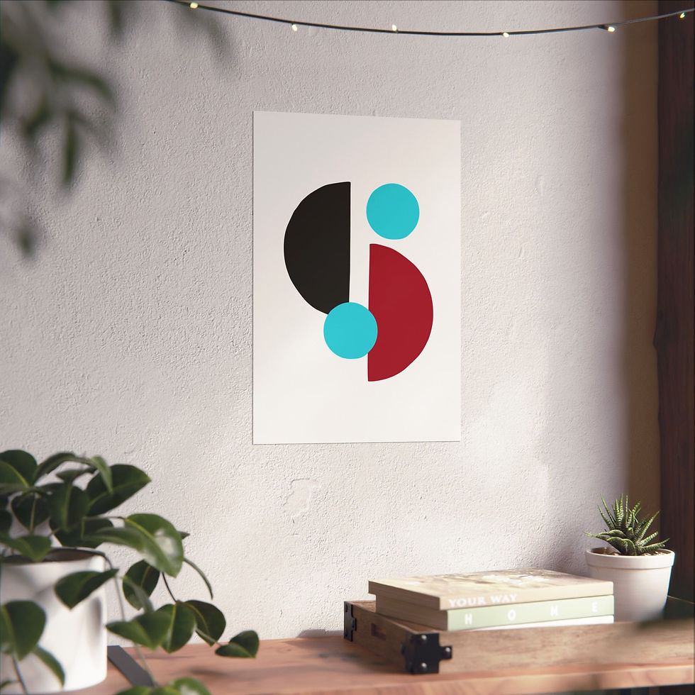 Thumbnail: Geometric 29 Matte Poster - Arizona Diamondbacks - Home