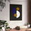 Thumbnail: Modern Geometric 29 Matte Poster - Baltimore Ravens - Alt