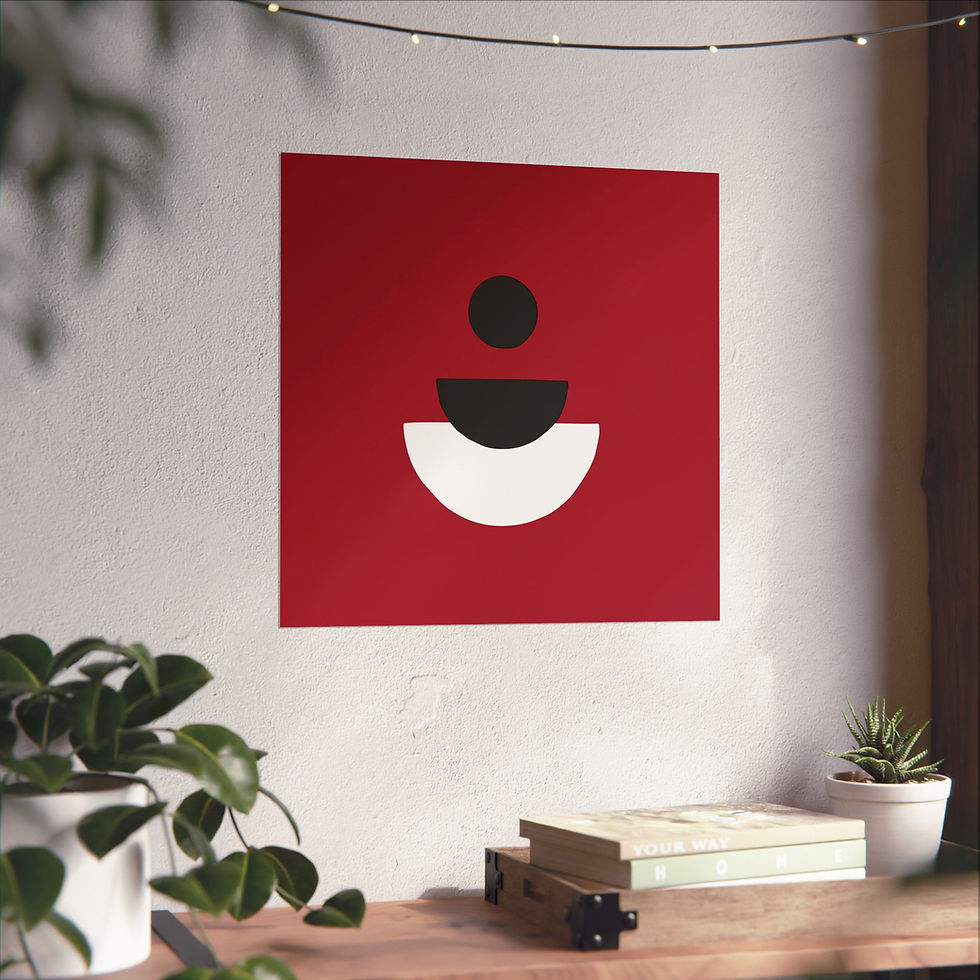 Thumbnail: Geometric 28 Matte Poster - Arizona Diamondbacks - Alt