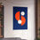 Thumbnail: Modern Geometric 29 Matte Poster - New York Mets - Away