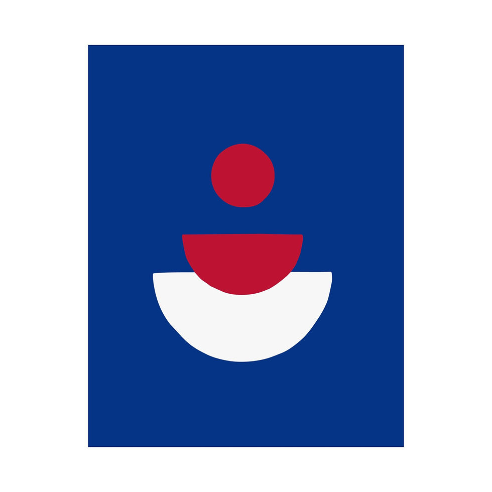 Geometric 28 Matte Poster - Buffalo Bills - Away