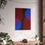 Thumbnail: Geometric 25 Matte Poster - Detroit Pistons - Alt