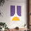 Thumbnail: Modern Geometric 11 Matte Poster - Minnesota Vikings - Home