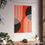 Thumbnail: Modern Geometric 25 Matte Poster - Baltimore Orioles - Alt