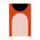 Thumbnail: Modern Geometric 09 Matte Poster - Baltimore Orioles - Alt