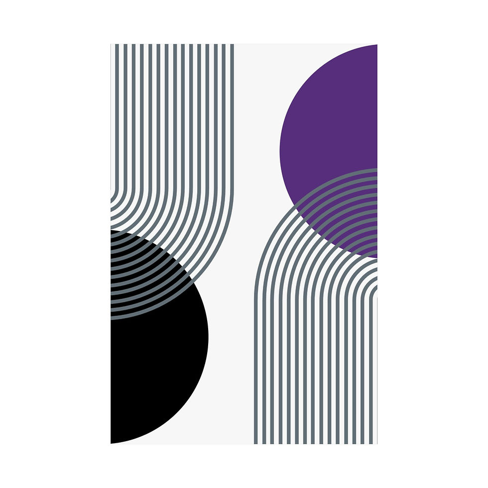Thumbnail: Geometric 25 Matte Poster - Sacramento Kings - Home