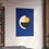 Thumbnail: Modern Geometric 31 Matte Poster - Golden State Warriors - Away