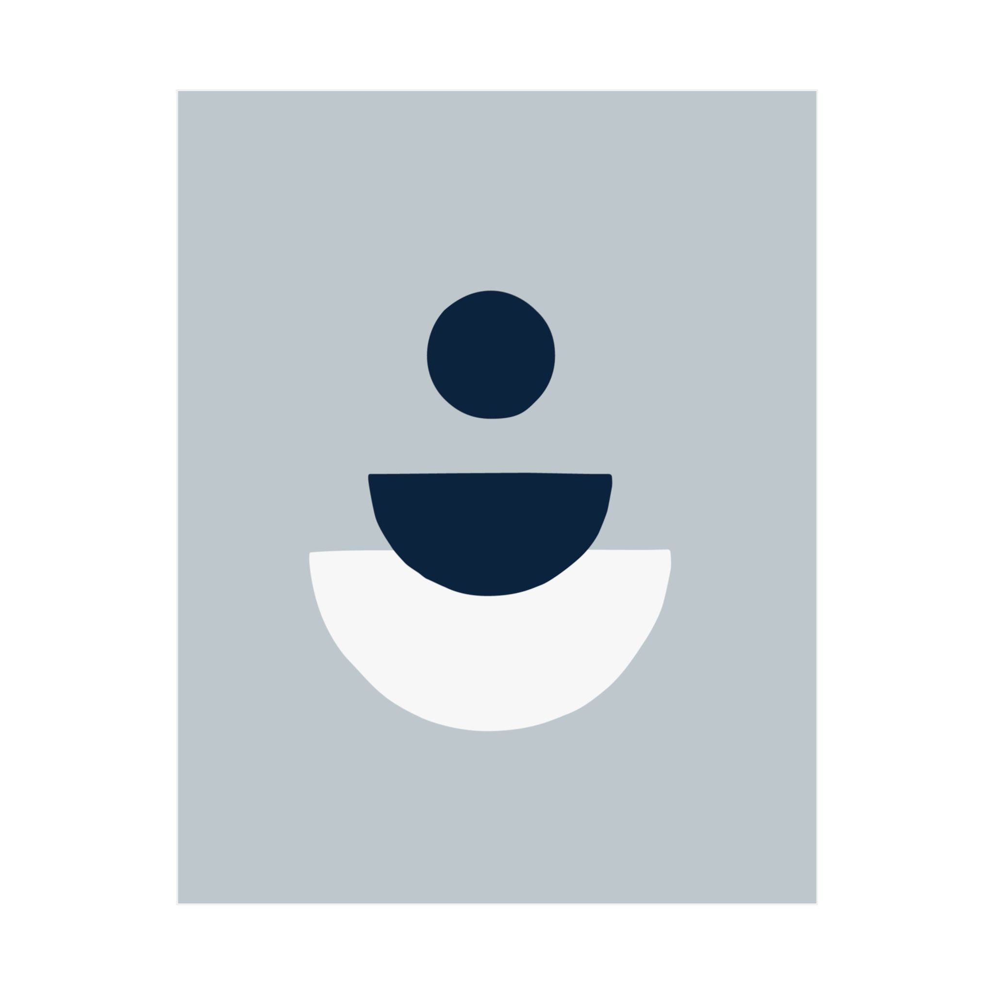 Modern Geometric 28 Matte Poster - New York Yankees - Alt