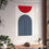 Thumbnail: Modern Geometric 09 Matte Poster - New England Patriots - Home