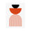 Thumbnail: Modern Geometric 24 Matte Poster - Baltimore Orioles - Home