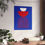 Thumbnail: Geometric 24 Matte Poster - Detroit Pistons - Away