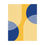 Thumbnail: Modern Geometric 25 Matte Poster - Golden State Warriors - Alt