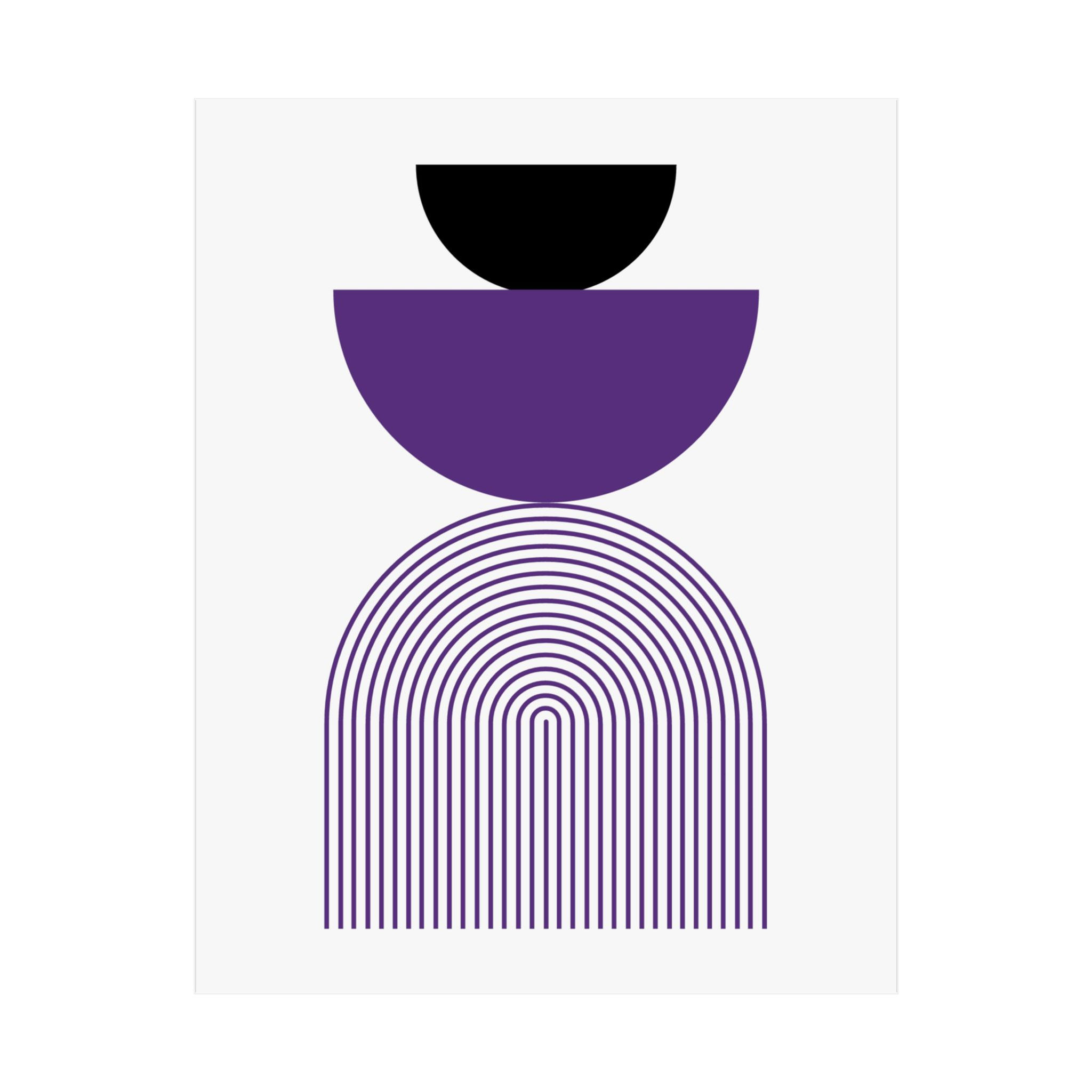 Geometric 24 Matte Poster - Sacramento Kings - Home