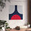Thumbnail: Modern Geometric 11 Matte Poster - Atlanta Braves - Away