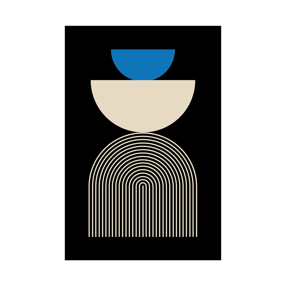 Thumbnail: Modern Geometric 24 Matte Poster - Milwaukee Bucks - Alt