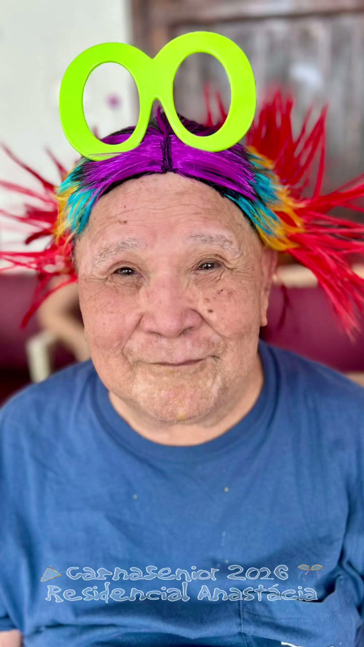 Aqui o Carnaval é com alegria, risada e diversão! 🎉🎊Traga seu idoso para passar dias fel