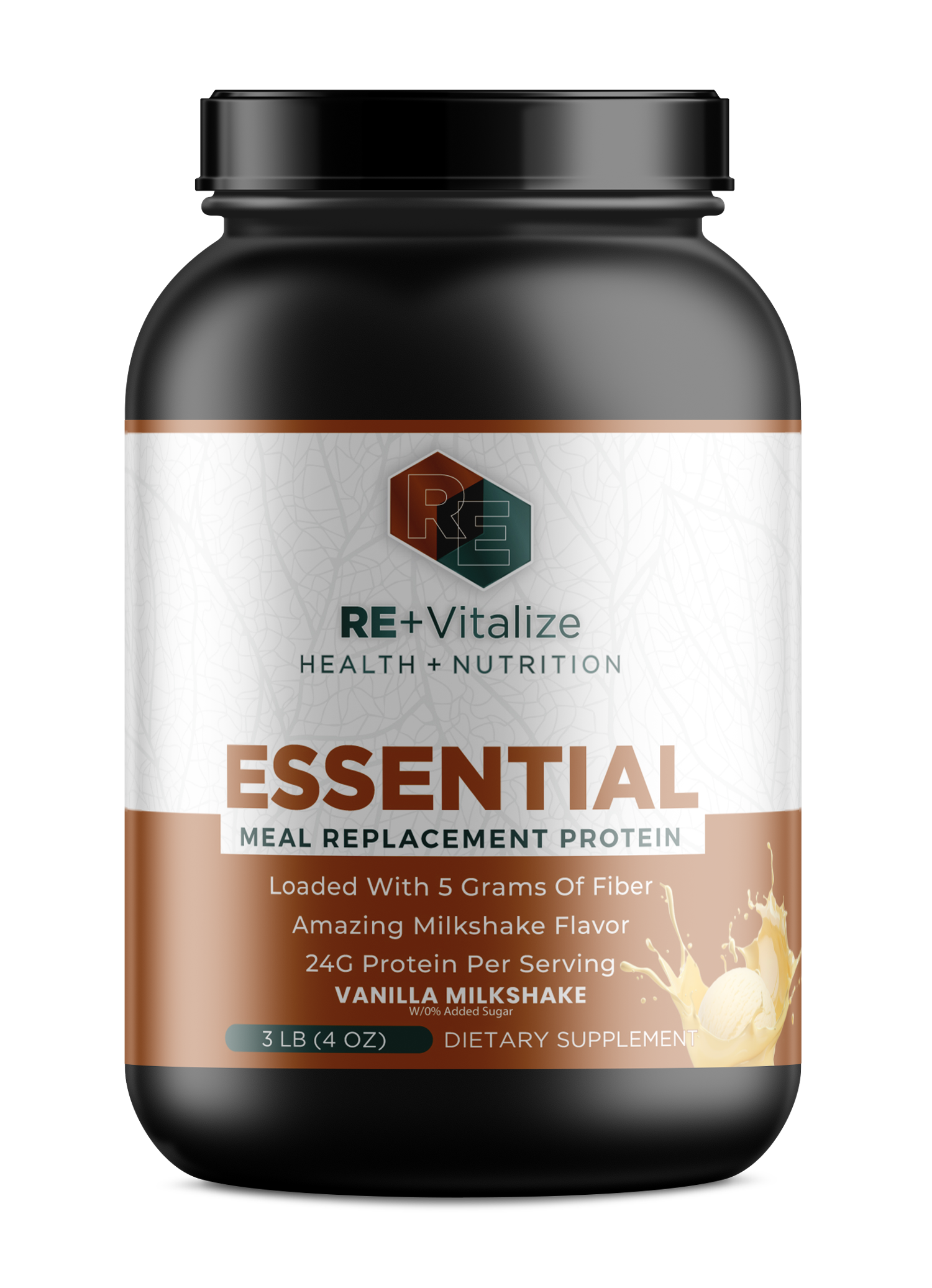 Essential Meal Replacement Protein — Vanilla Milkshake by REVITALIZE