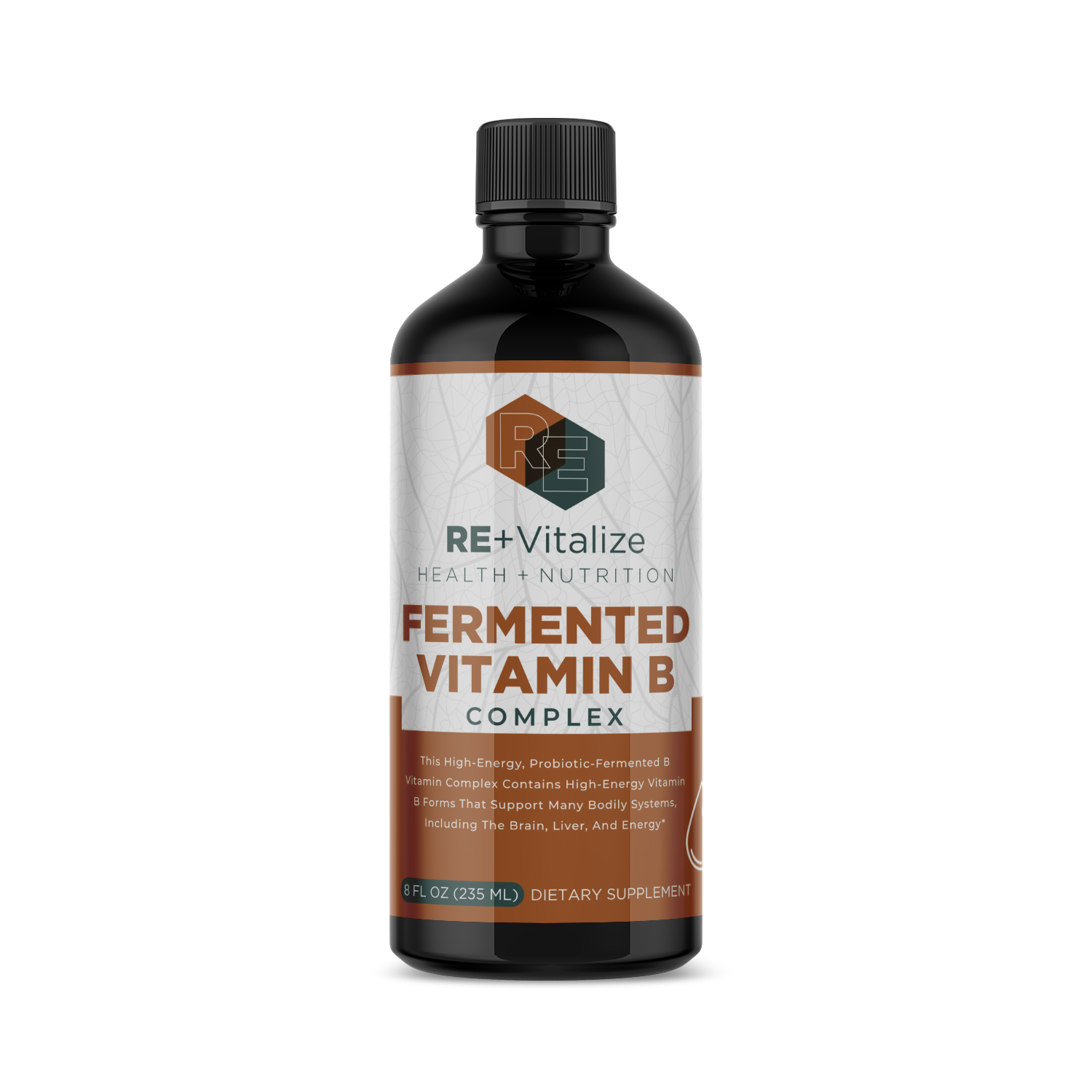 Fermented Vitamin B Complex 8 oz by REVITALIZE