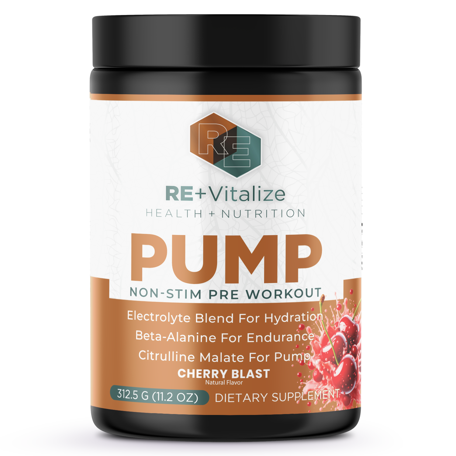 Non‑Stim Pump Pre‑Workout – Cherry Blast | REVITALIZE Supplements