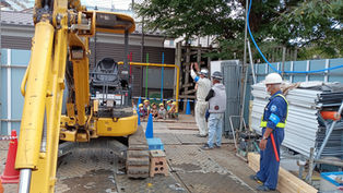 年長　ショベルカー試乗会
