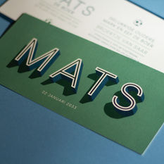 geen standaard geboortekaartje maar een uniek geboortekaartje dat opvalt