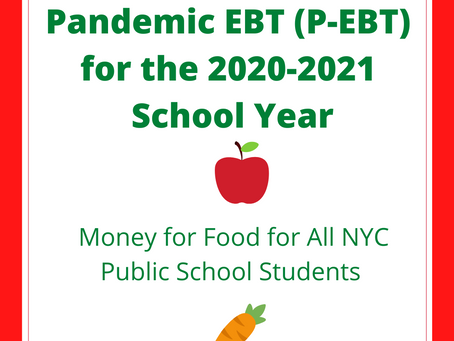 Pandemic EBT (P-EBT) for the 2020-2021 School Year