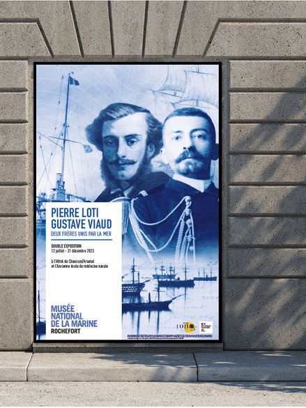 CAMPAGNE VISUELLE et STRATÉGIE DE MARQUE. Exposition des frères Lotti. Musée national de la Marine. Communication. Design. Stratégie. Ligne éditoriale. Design. Story telling. BaseLine. Concept. Communication. 