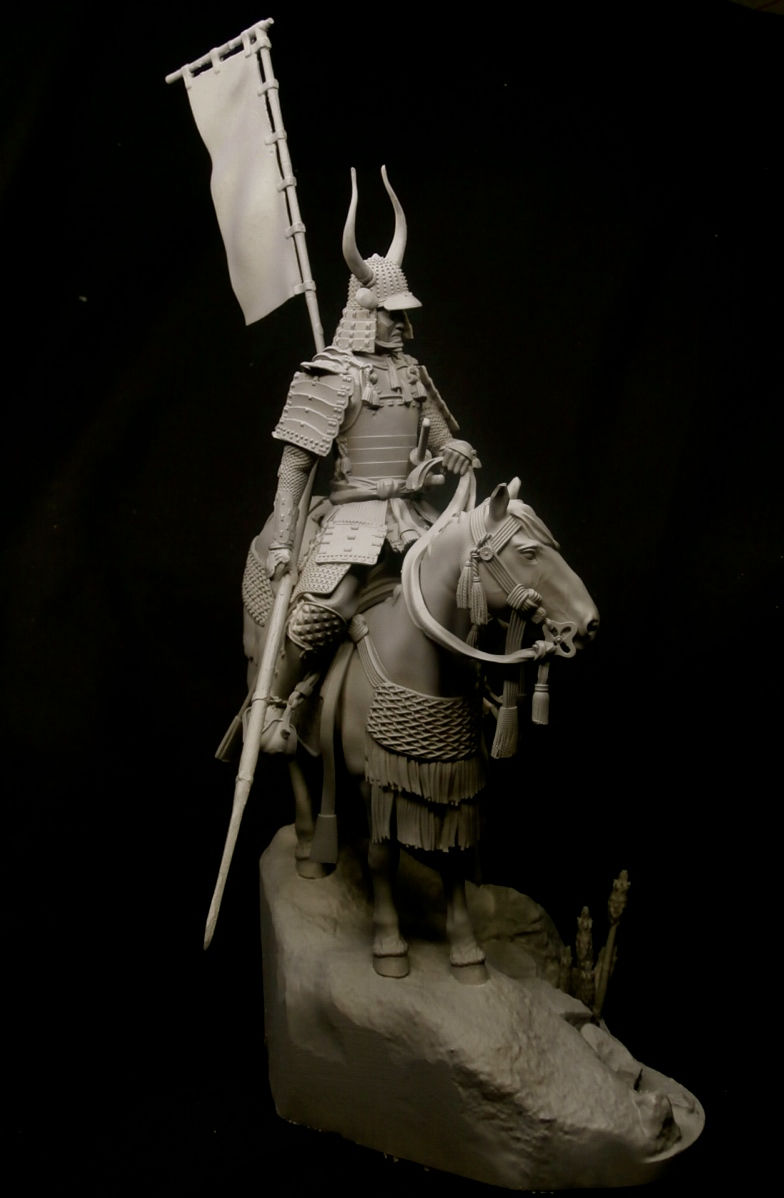 Thumbnail: 1/9th Scale  Mounted  Samurai 16thc