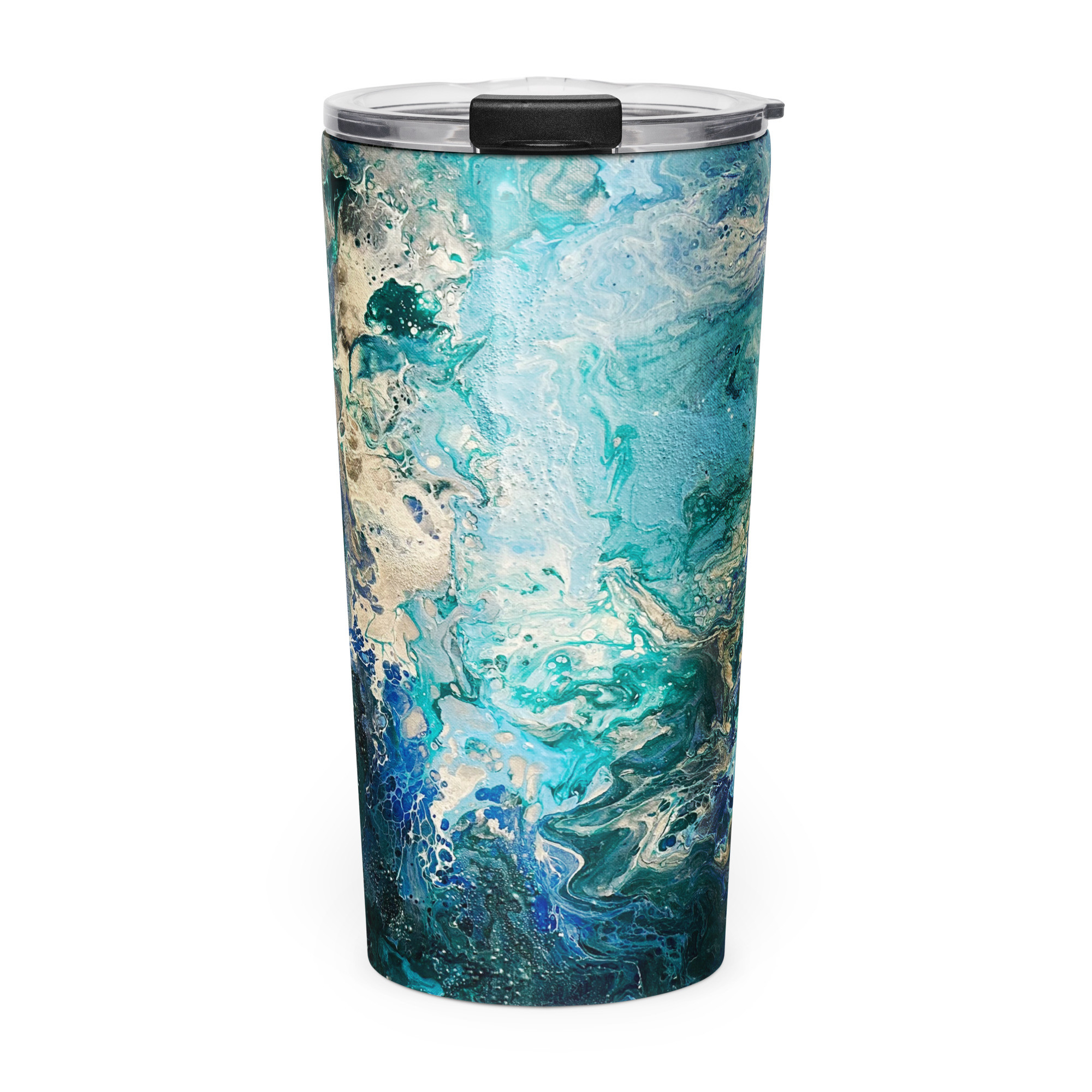 Tapered stainless steel tumbler