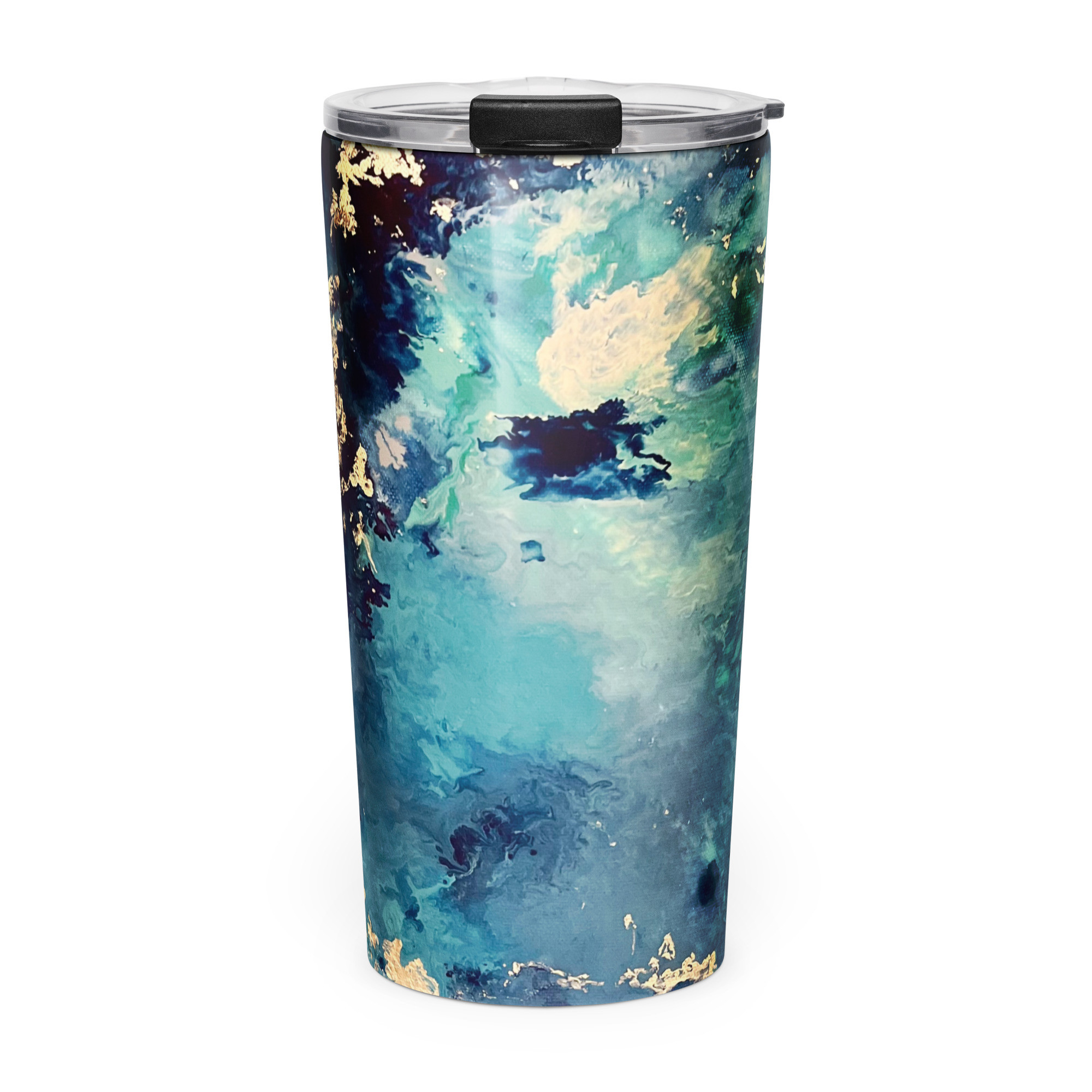 Tapered stainless steel tumbler