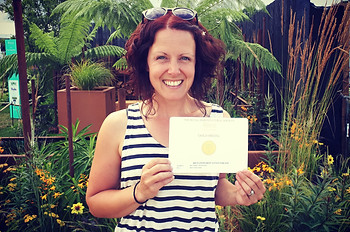 Garden Designer Briony Doubleday RHS Gold Medal