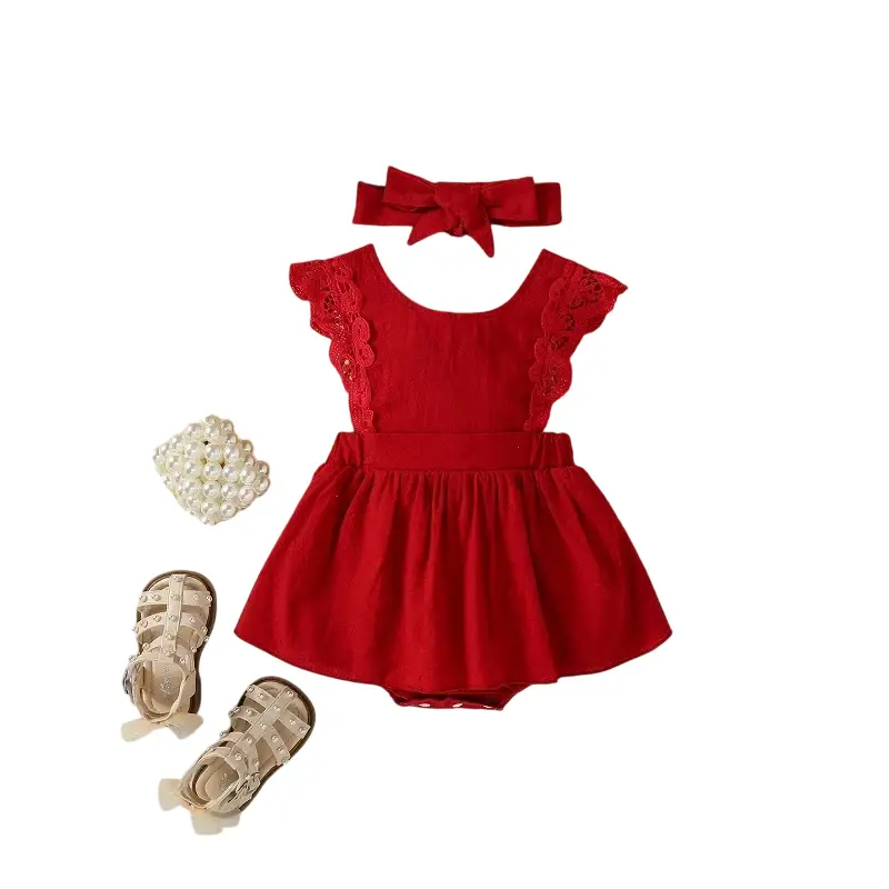 Vestido Encanto de Verão Vermelho