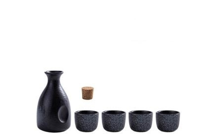 Miniatura: Conjunto Decorativo em Cerâmica Preto & Dourado