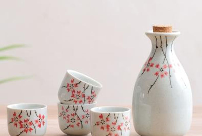 Miniatura: Conjunto Decorativo em Cerâmica Preto & Dourado