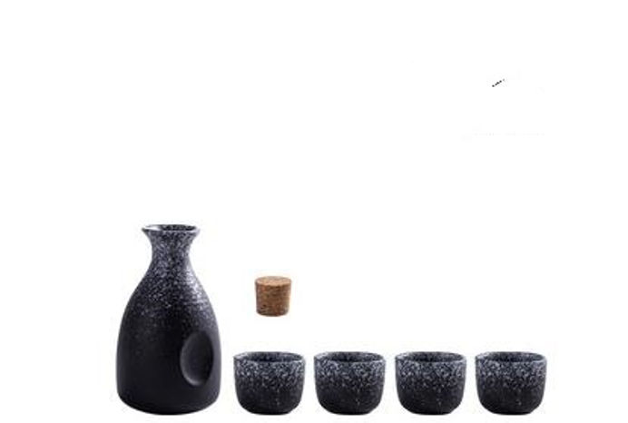 Miniatura: Conjunto Decorativo em Cerâmica Preto & Dourado